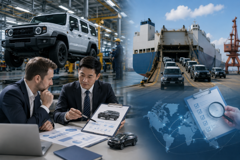 Руководство по экспорту модифицированных автомобилей в 2026 году: как выбрать завод и снизить риски.